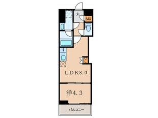 レガシス中目黒の物件間取画像